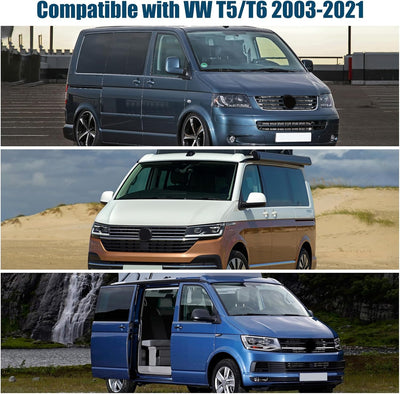 Sonnenschutz Auto Frontscheibe Ersatz für VW T5 2003-2021, Auto Windschutzscheibe Sonnenschutz Innen