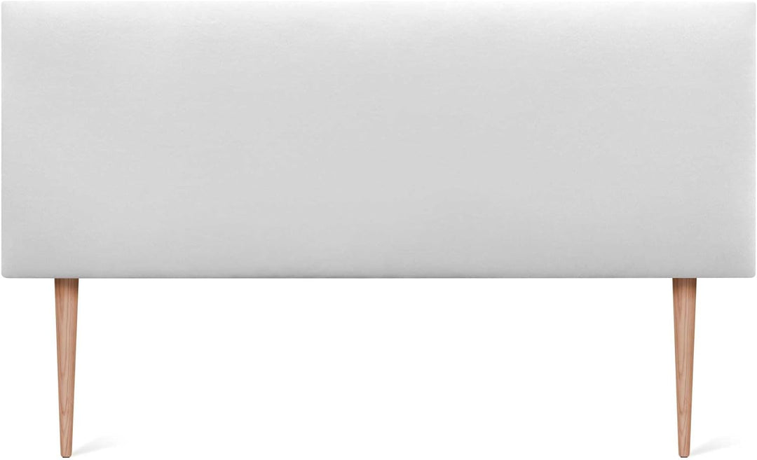 DHOME Kopfteil aus Kunstleder oder Stoff AQUALINE Glattes gepolstertes Kopfteil Luxusbett Kopfteil (