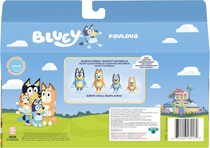 BlueY Es ist Zeit für Pavlova mit Dieser 4er-Figurenpackung Café-Wettkampf, enthält, Bingo, Bandit m