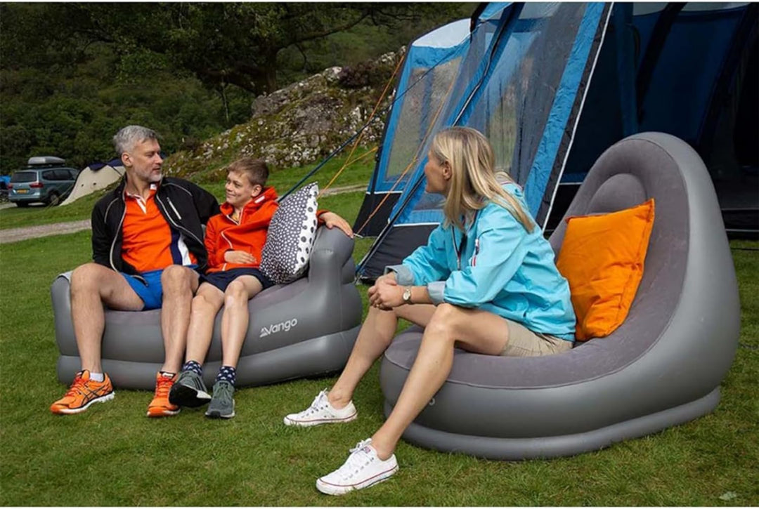 Vango Aufblasbares Camping-Sofa. Grau, Grau