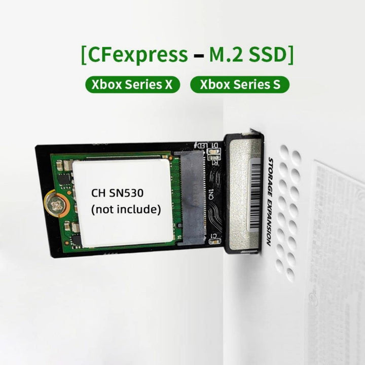 CY NVMe M.2 M-Key SSD 2230 auf CF-Express Type-B Adapter für Xbox Serie X&S CH SN530 SSD PCIe4.0 Erw