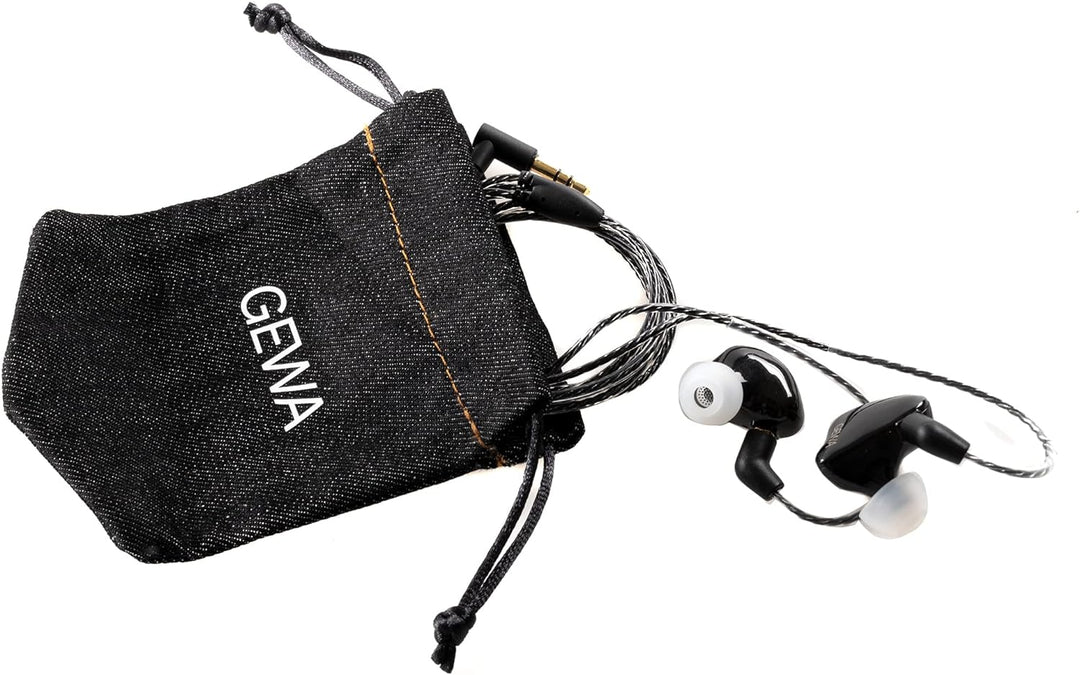 GEWA IN-Ear Monitor IE-Three, schwarz,weiss