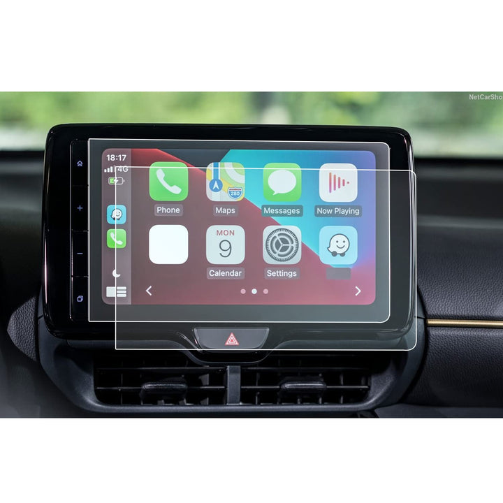 CDEFG Kompatibel mit Toyota Yaris Cross 2021-2023 Navigation Schutzfolie 4H Kratzfest Yaris Cross 9
