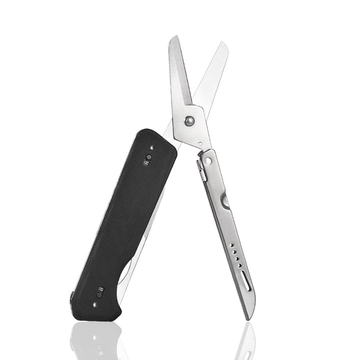 Roxon S501U Folding Pocket Scissors &Replaceable Changeable Knife Blade mit Belt Clip, 2 in 1 Multi-