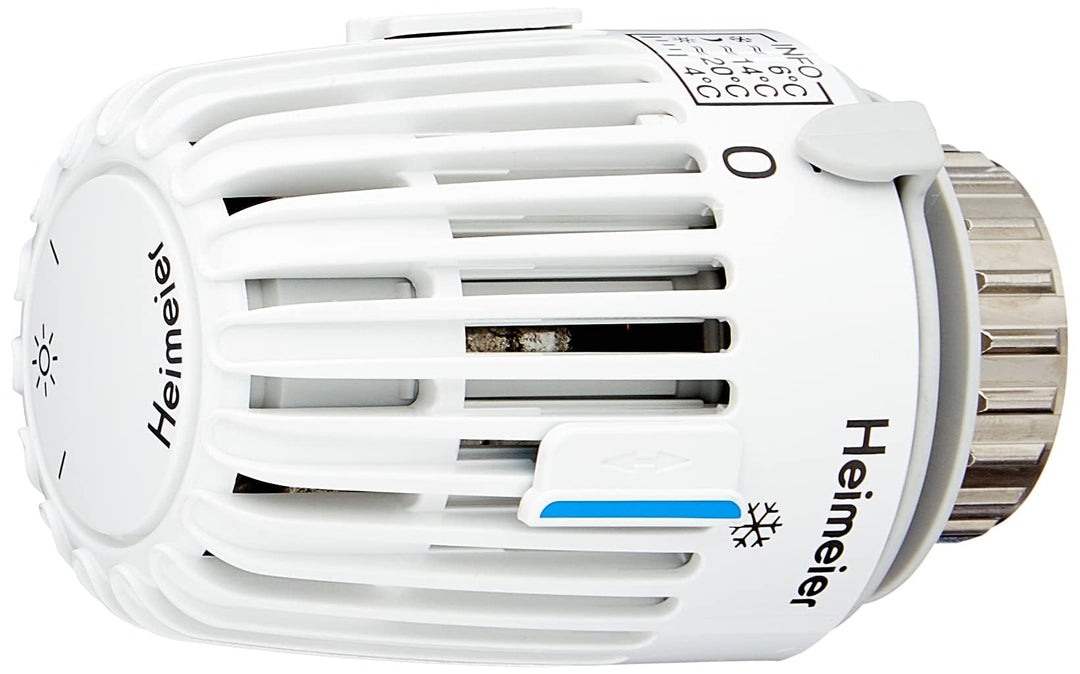 HEIMEIER HSK2N Thermostat-Kopf K weiss, mit Nullstellung, Single, Single