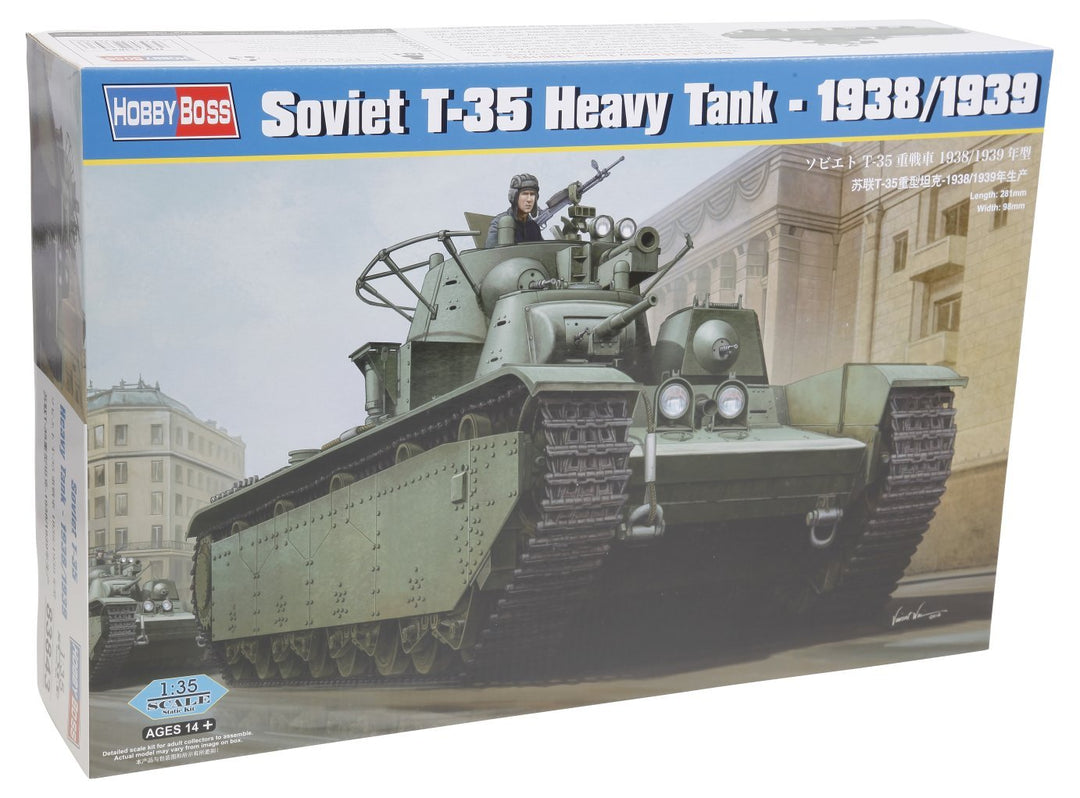 Hobby Boss 83843 - Modellbausatz Soviet T-35 Heavy Tank 1938/1939