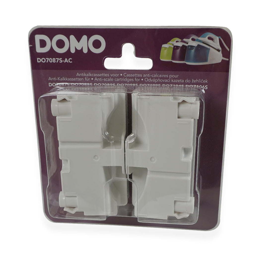 Anti-Kalk-Kassette für Dampfbügelstation, 2 Stück, kompatibel mit DOMO – Originalnummer DO7087S-AC
