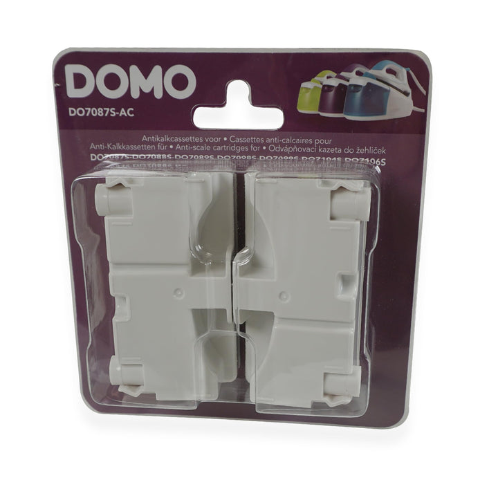 Anti-Kalk-Kassette für Dampfbügelstation, 2 Stück, kompatibel mit DOMO – Originalnummer DO7087S-AC