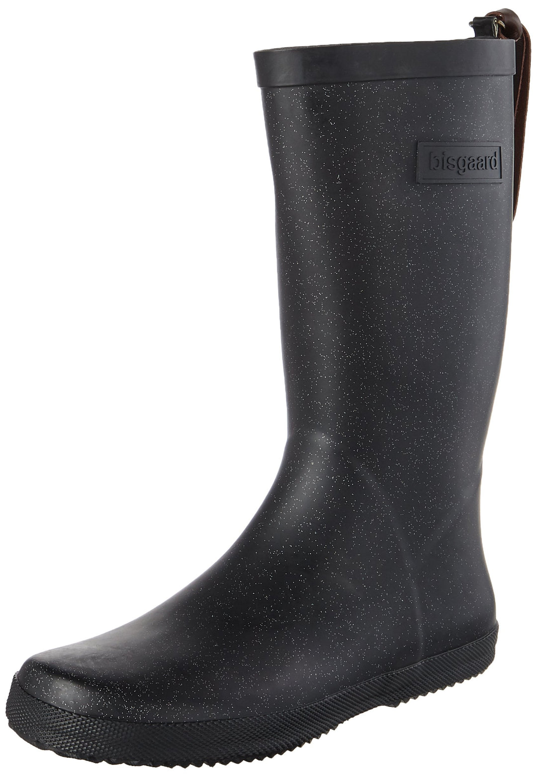Bisgaard Jungen Unisex Kinder Flower Gummistiefel 20 EU Schwarz 03 Glitter Black, 20 EU Schwarz 03 G