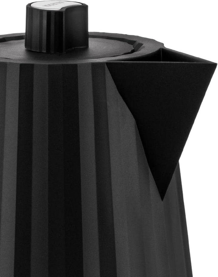 Alessi Plissé MDL06 B/UK - Elektrischer Wasserkocher aus Thermoplastischem Harz, Englisch Stecker 24