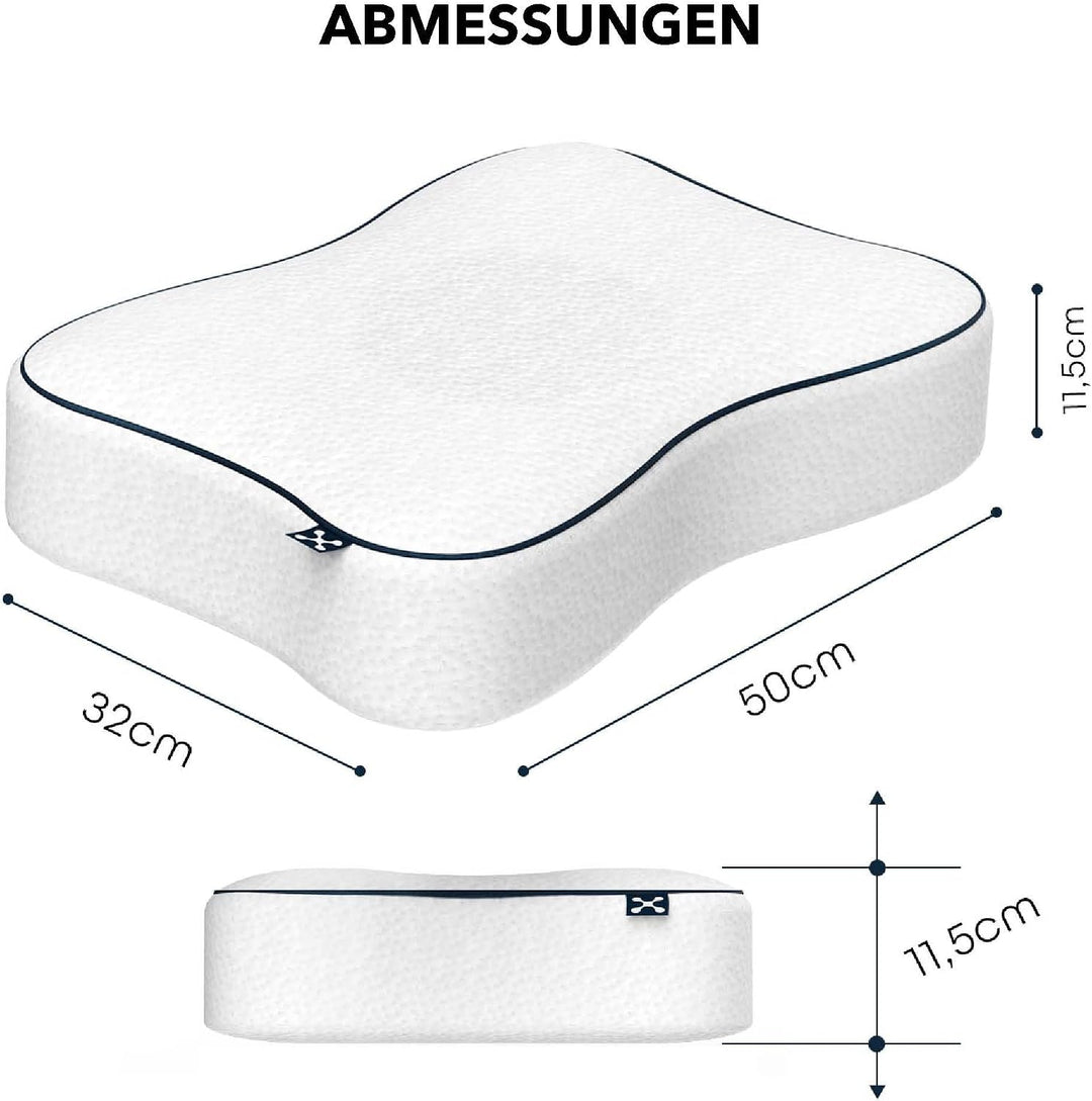 smartsleep® Orthopädisches Kissen - Nackenstützkissen Recovery Pillow – Ergonomisches Nackenkissen -