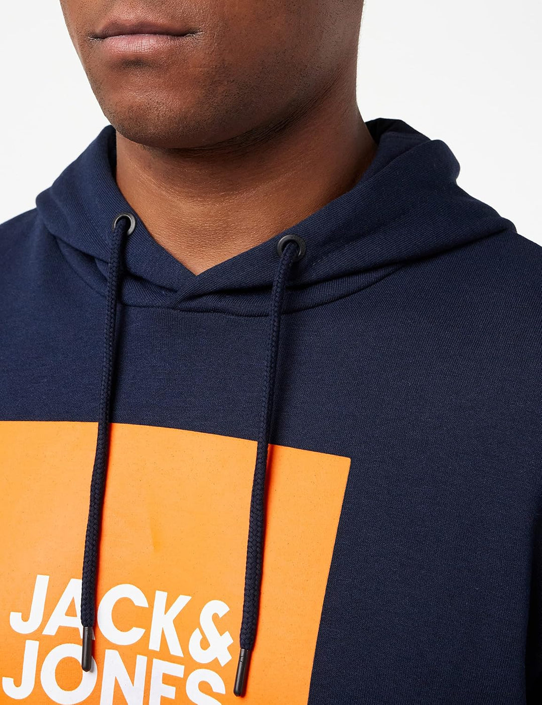 JACK & JONES Herren Jjlock Sweat Hood Kapuzenpullover S Sky Captain/Print:big Col.exuberance, S Sky