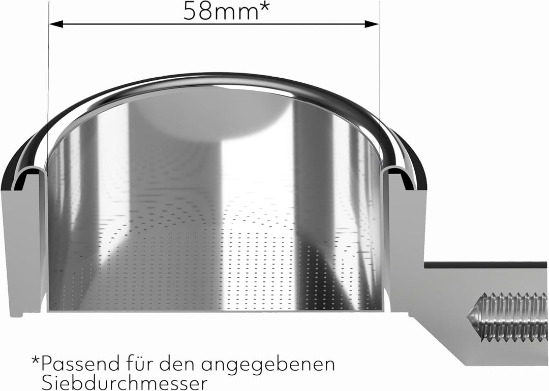 Clara Coffee Präzises WDT Espresso Verteilungstool mit Planetary Spinning Gear Design 58mm Schwarz 5