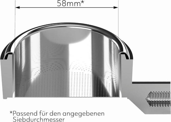 Clara Coffee Präzises WDT Espresso Verteilungstool mit Planetary Spinning Gear Design 58mm Schwarz 5