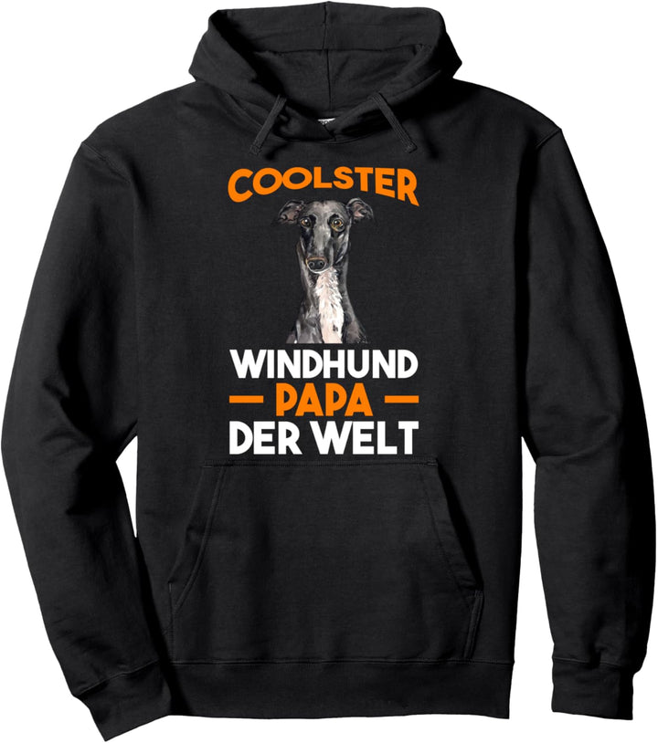 Windhund Windhund Papa Pullover Hoodie