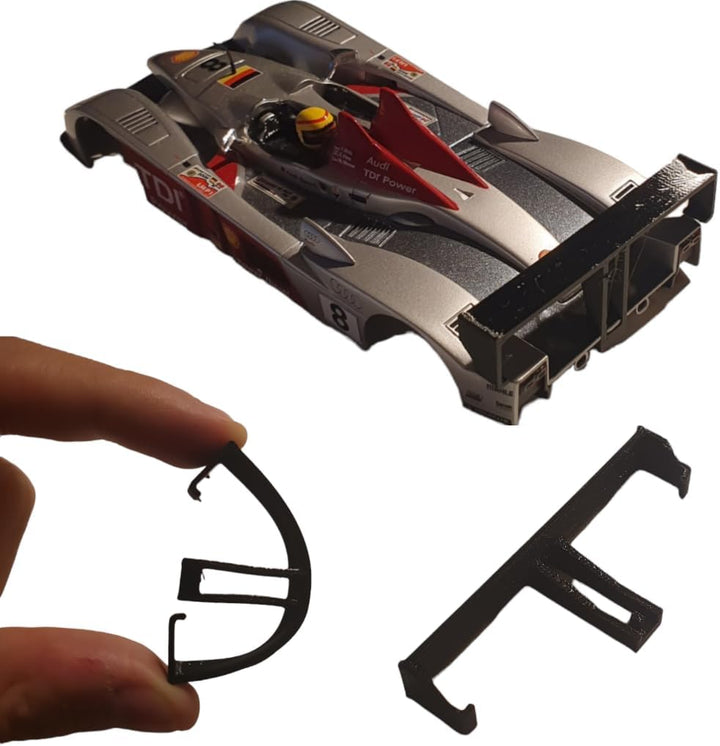 Flexibler Spoiler – Carrera Zubehör im Massstab 1:32, kompatibel mit Allen Carrera 132 Modellen, Car
