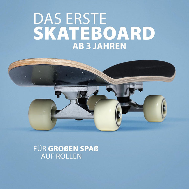 Apollo Kinder Skateboard, | kleines Komplett Board mit ABEC 3 Kugellagern und Aluminium Achsen | Coo