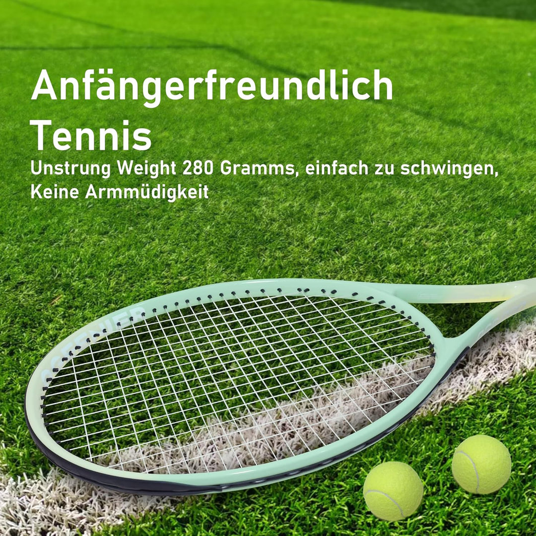 OGEENIER Tennis Racket 27 Zoll Tennisschläger Damen Herren Tennis Schläger für Erwachsene Anfänger u