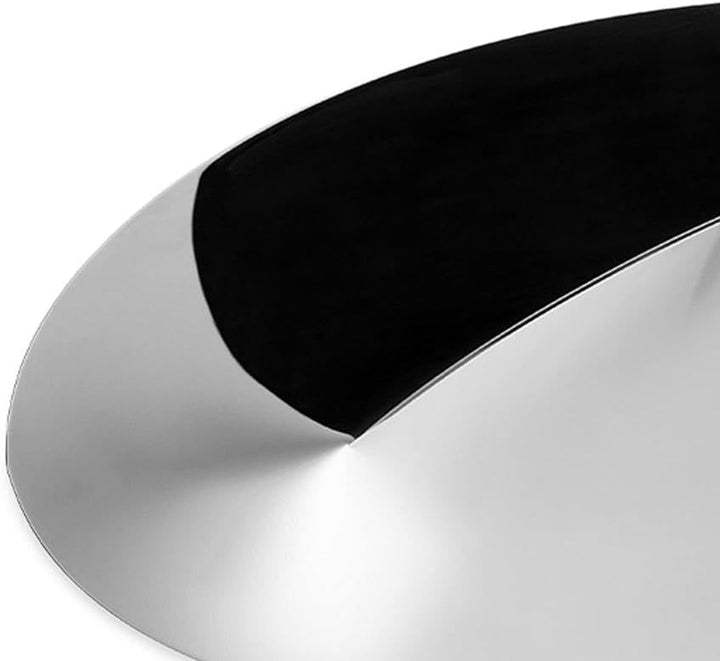 Alessi ABI05 Octave Brot- und Grissinikorb aus Edelstahl 18/10 glänzend poliert