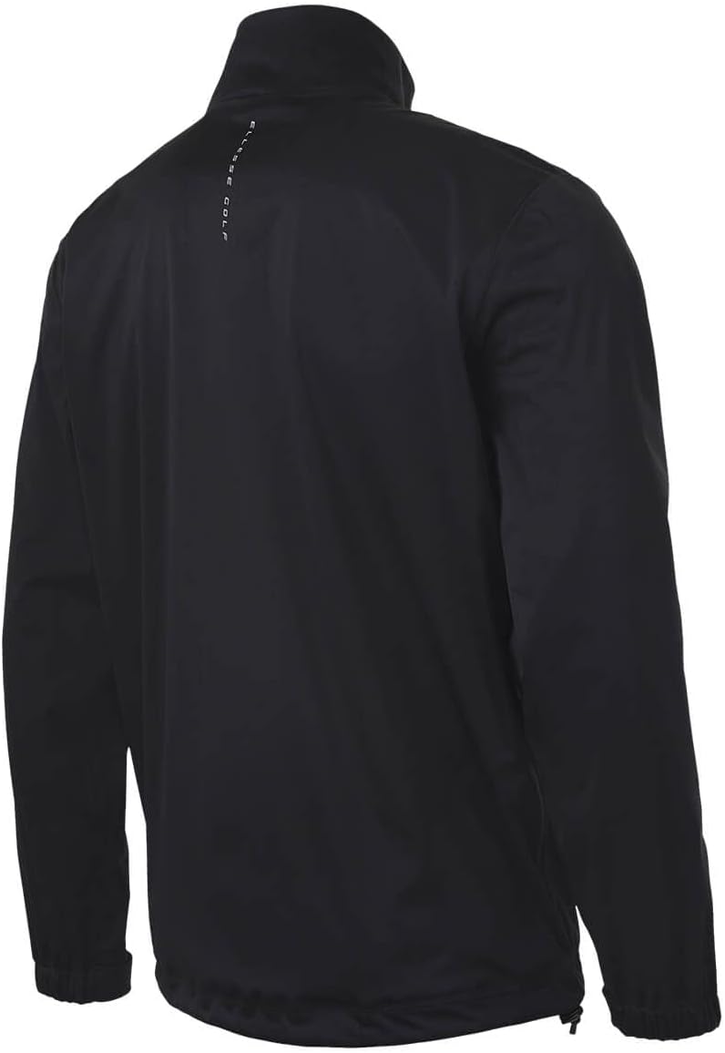 Ellesse Herren Karlia Nähte Verstellbare Manschetten wasserdichte Golfjacke M Schwarz, M Schwarz