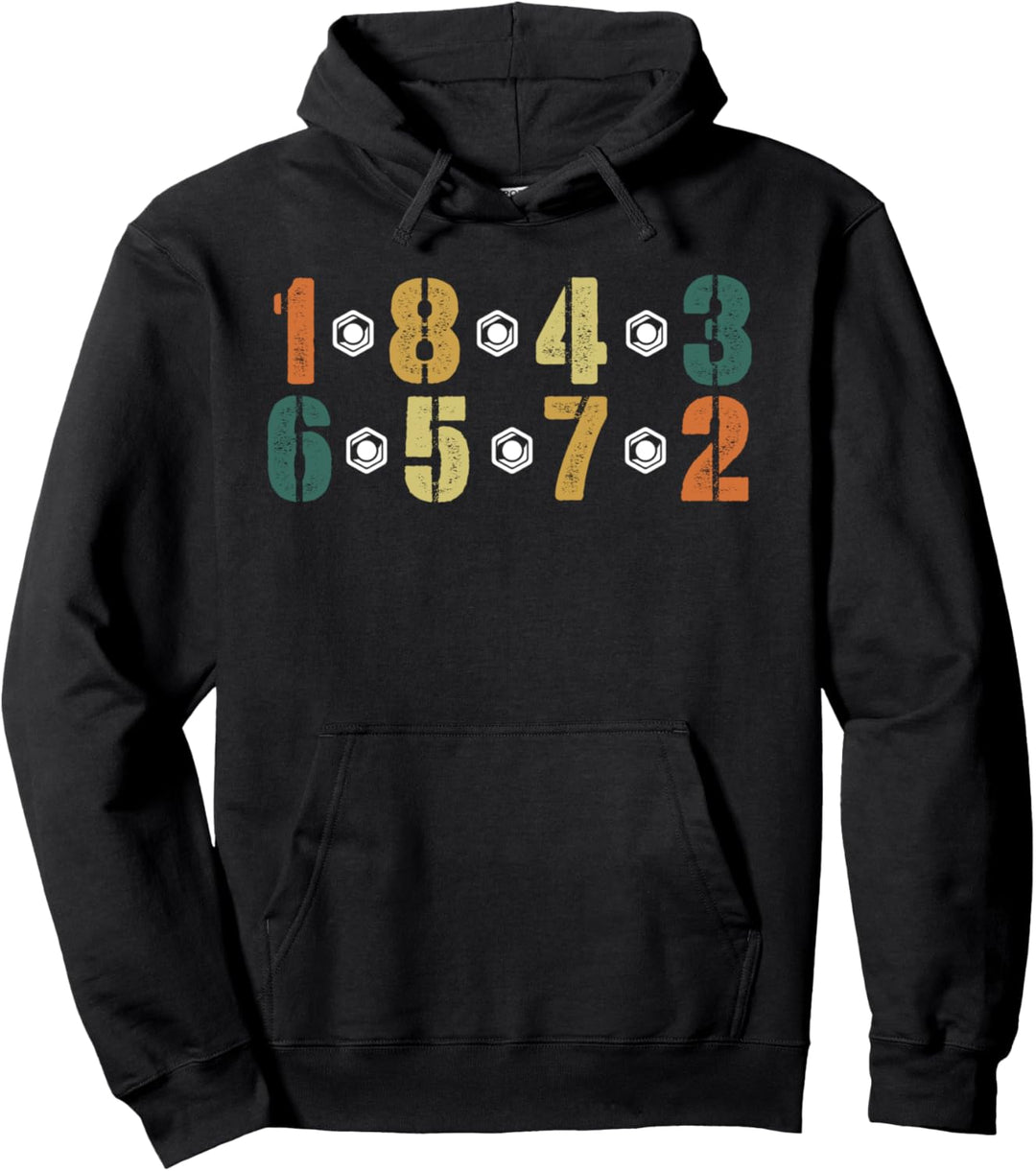 Vintage 18436572 Feuerwehrauftrag, kleiner Blockmotor V8 Block Pullover Hoodie