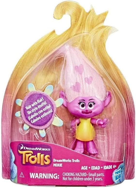 DreamWorks - Die Trolle - Stylish Hair Moxie - 10 cm Figur