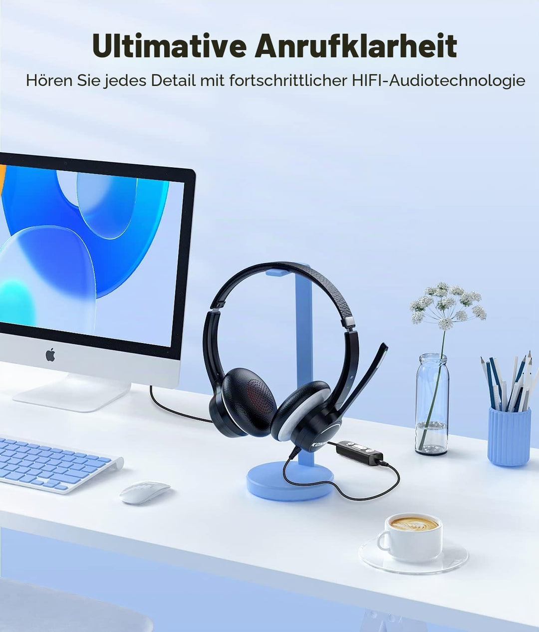 USB Headset, 3,5mm verdrahtete Headsets