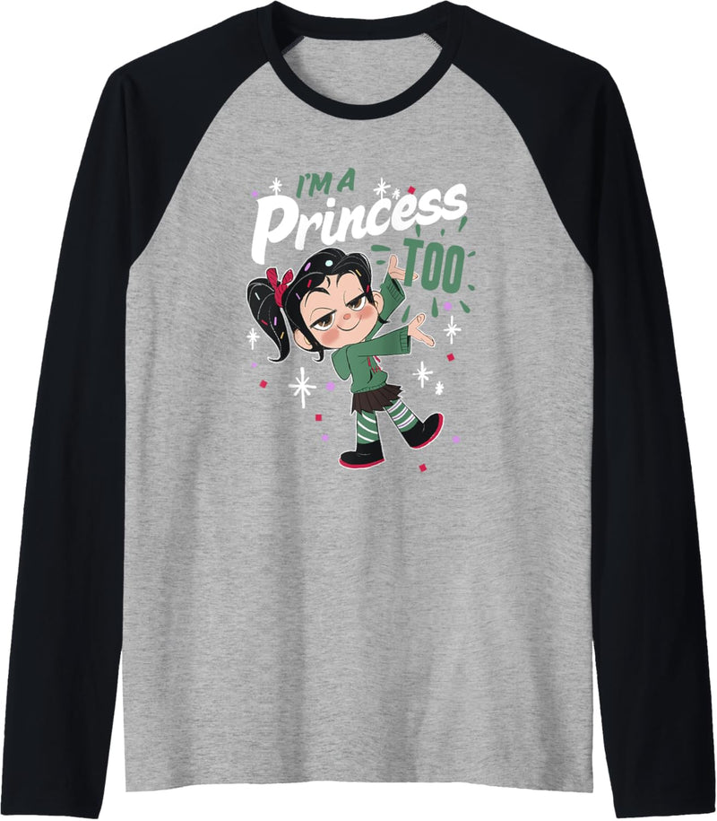 Disney Wreck It Ralph 2 Princess Logo Raglan