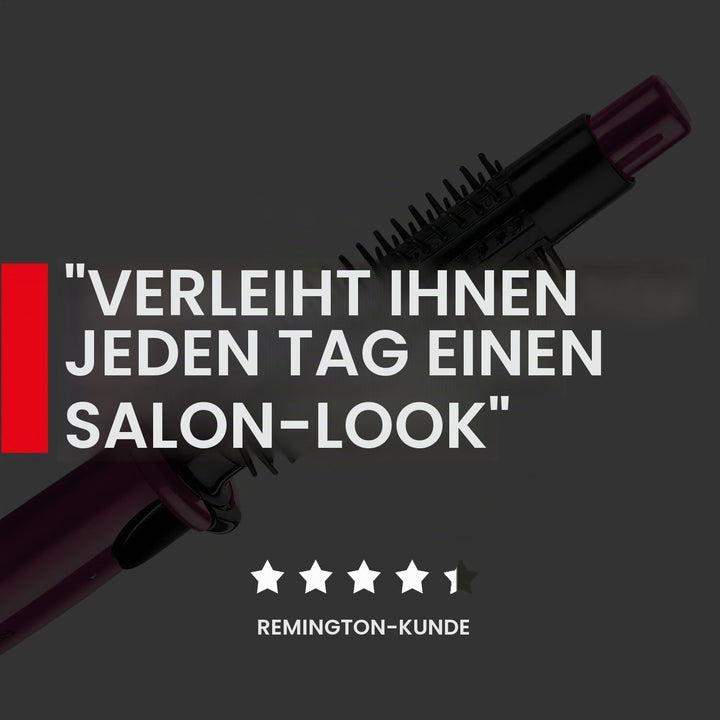 Remington heisse Rundbürste mit Dampf-System CB4N für Wellen, Locken und Volumen, pink/schwarz , 1er