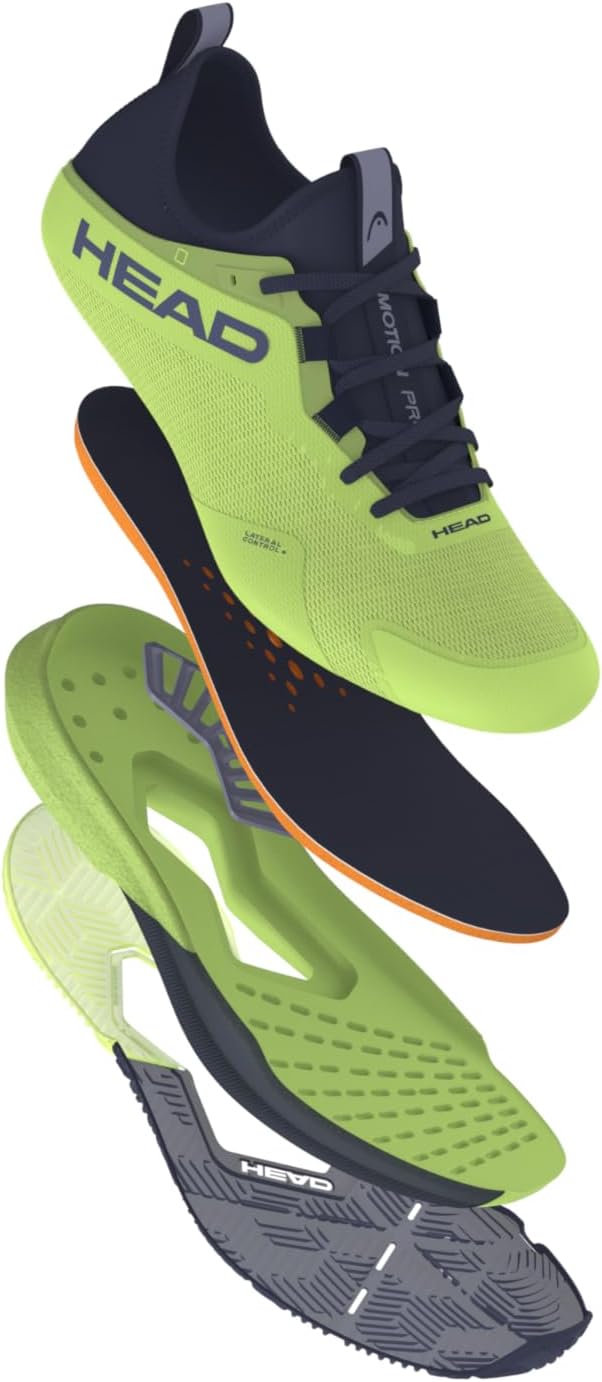 Head Herren Motion Pro Padel MenPadelschuhe 39 EU Lime Navy, 39 EU Lime Navy