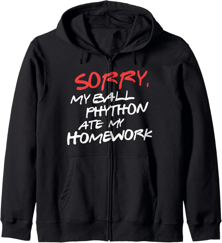 Sorry, My Ball Python Ate My Homework Kapuzenjacke