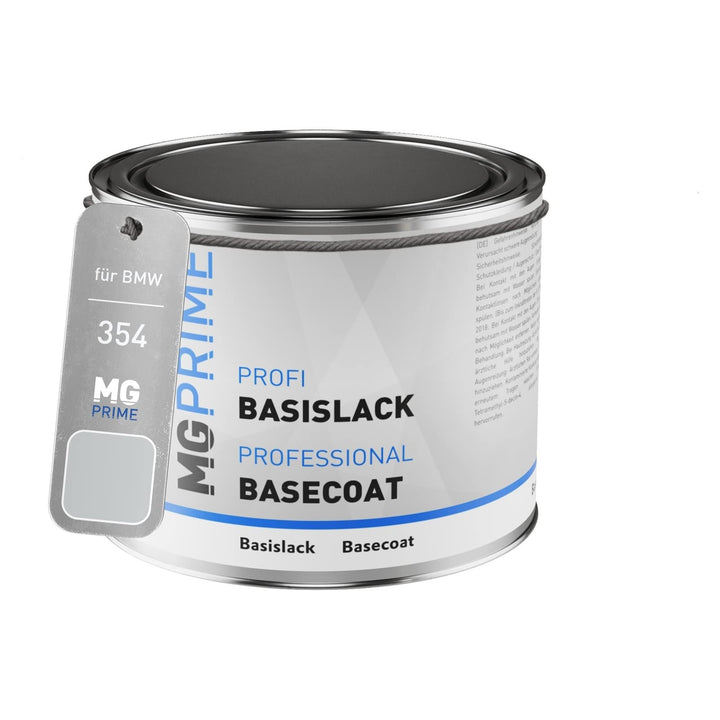 Autolack Dose spritzfertig für BMW 354 Titansilber Metallic/Titanium Silver Metallic Basislack 0,5 L