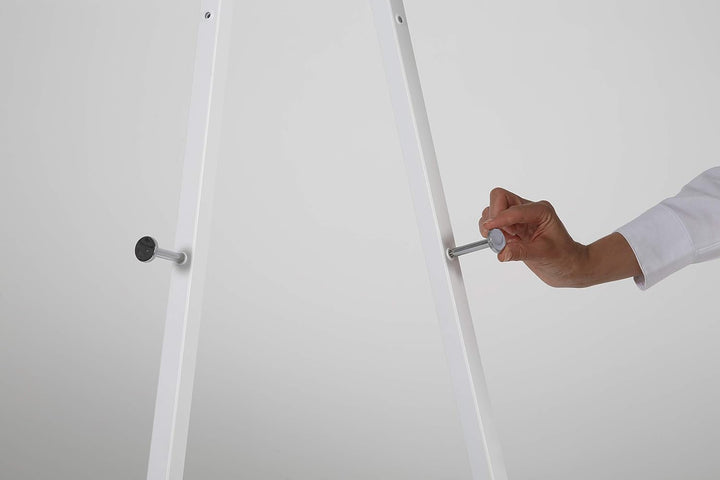 DISPLAY SALES Alu-Staffelei in Weiss für Rahmen bis 120 cm | Künstler-Malständer für Leinwand und At