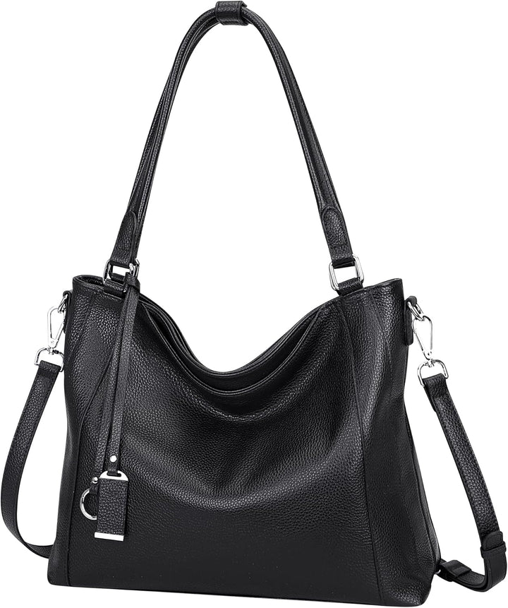 Soft Leather Handbags for Women Shoulder Hobo Bag Large Tote Crossbody Bag By OVER EARTH Grösse L, S