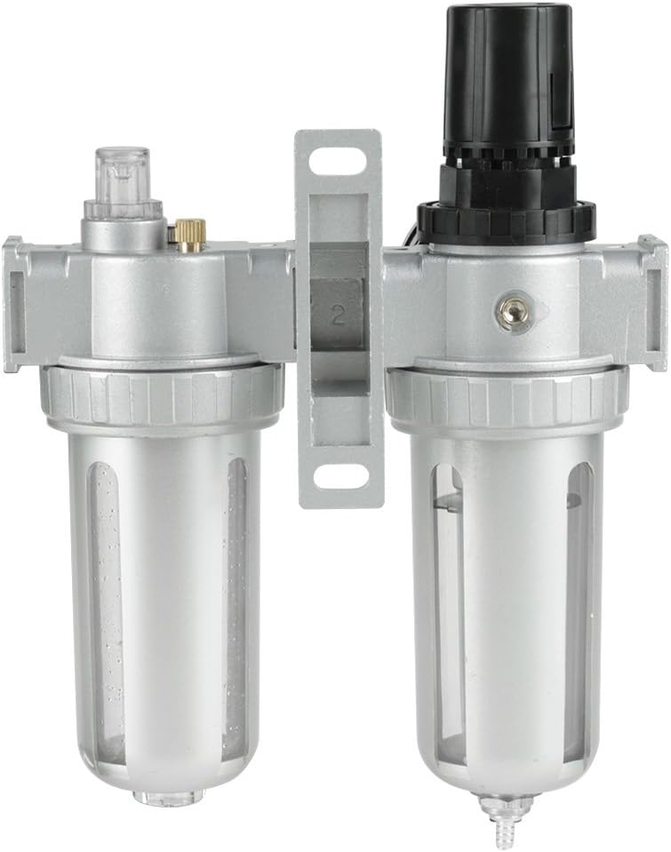 Luftfilterregler, 1/2" Ölabscheider Kompressorfilter für Kompressor und Druckluftwerkzeuge