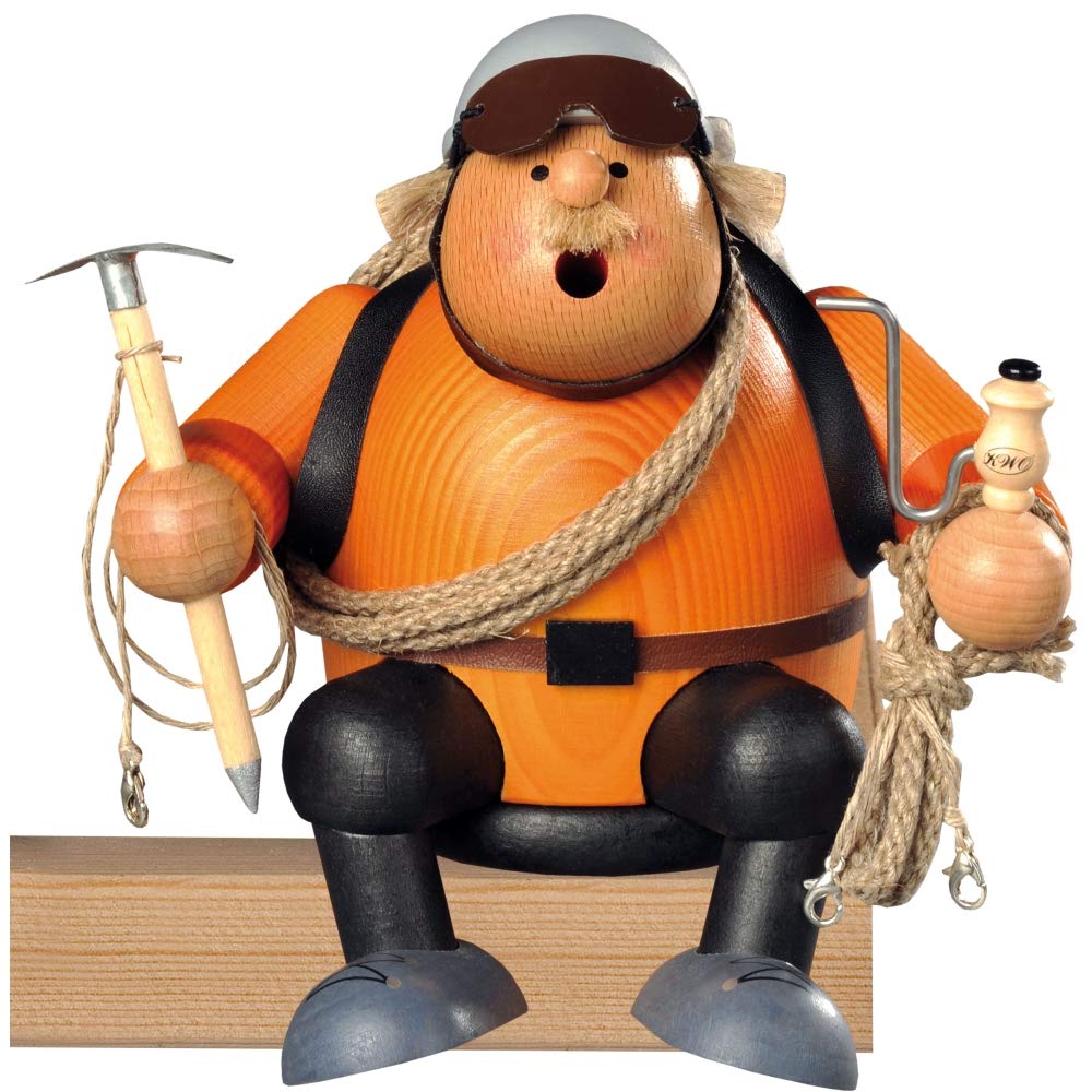 Rudolphs Schatzkiste Räuchermann Kantenhocker Bergsteiger BxTxH= 12x13x16cm NEU Rauchen Rauchfigur R