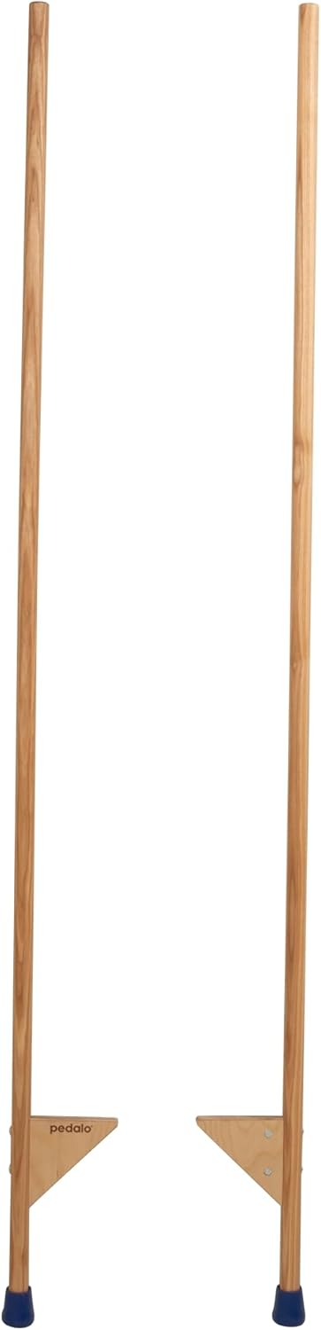 pedalo Stelzen 170 cm I verstellbare Holzstelze I Antirutsch-Gummifuss I extrem stabil für Kinder un