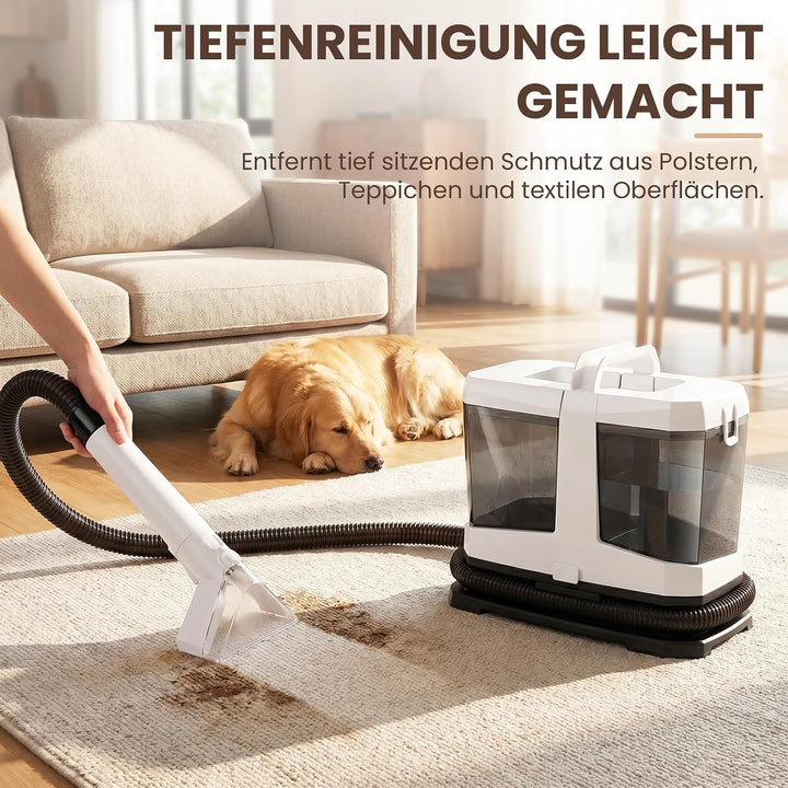 16kPa Polsterreiniger und Nasssauger Tragbar für Sofa, Teppich &amp; Auto