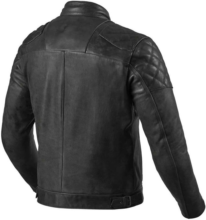 Revit Cordite Motorrad Lederjacke (Black,50) M50 Schwarz, M50 Schwarz