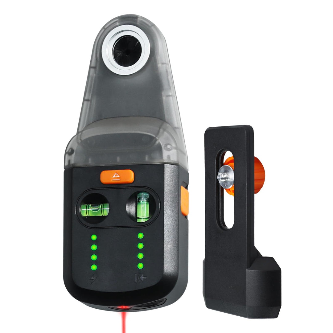 4-in-1 Laser Wasserwaage, Wiederaufladbares Elektronische Wasserwaage mit Kreuzwasserwaage,Bohrstaub