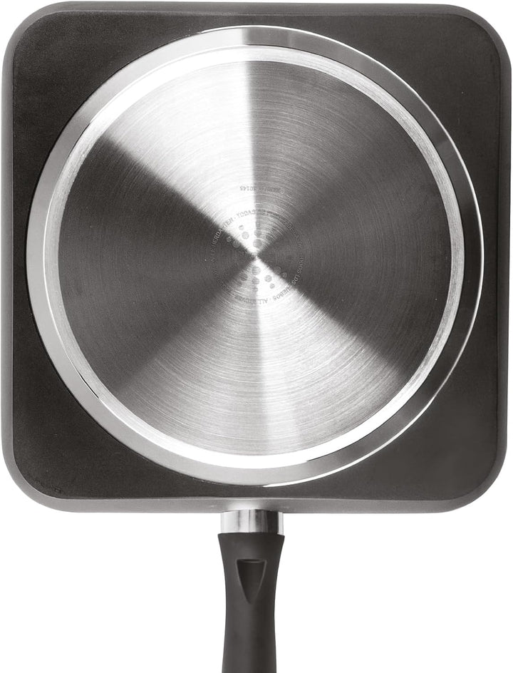 IBILI - Grillpfanne New Induplus, 28 cm, Aluminium, Anti-Haft, geeignet für Induktion 28 cms, 28 cms