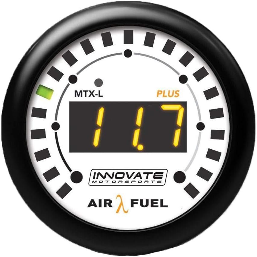 Innovate 3918 MTX-l Plus Digitales Breitband-Messgerät für Luft/Kraftstoff-Verhältnis, im Set, Schwa
