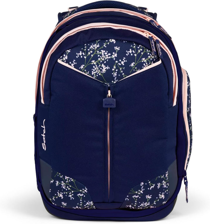 Satch Schulrucksack Match Bloomy Breeze - Dunkelblau Einheitsgrösse, Bloomy Breeze - Dunkelblau Einh
