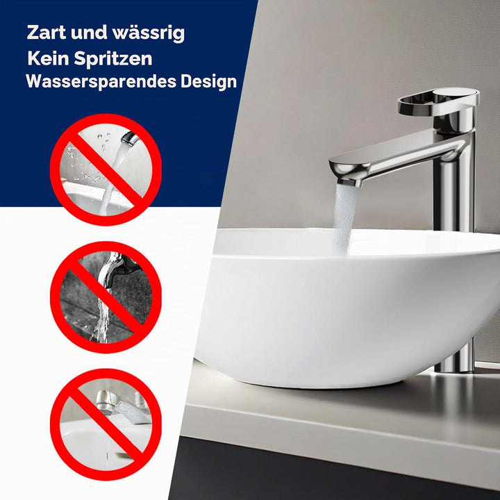 VANCOCO 52020 Wasserhahn Bad Hoch mit Auslauf Höhe 225 mm aus Messing für Aufsatzwaschbecken – Wasse