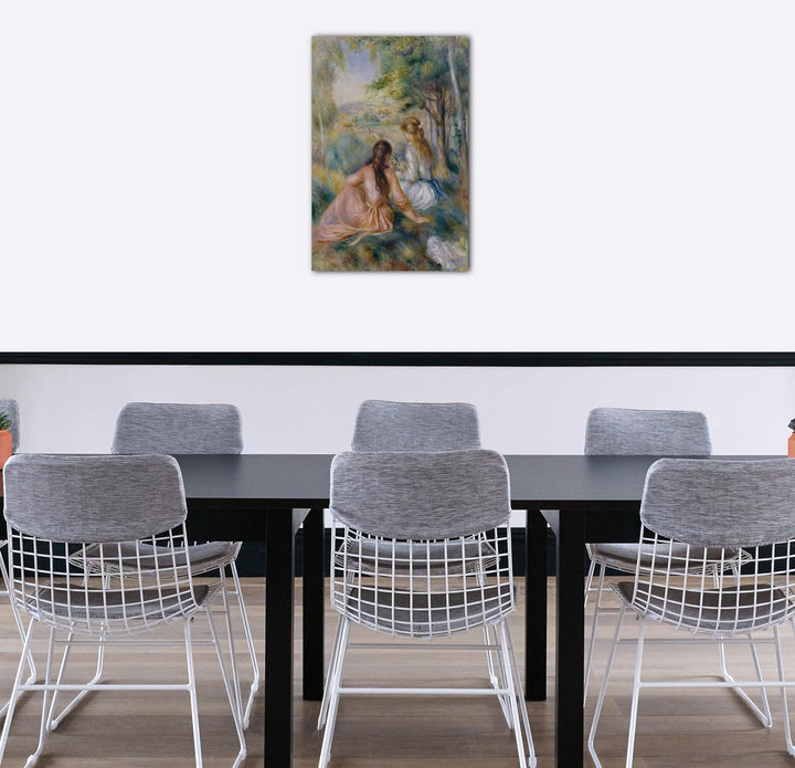 Printed Paintings Leinwand (80x120cm): Auguste Renoir - Auf der Wiese 80x120 cm, 80x120 cm