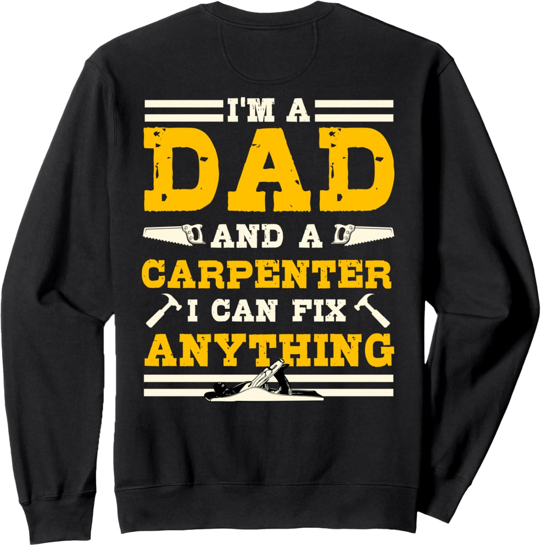 Zimmermann Geschenke Design auf der Rückseite der Kleidung Sweatshirt