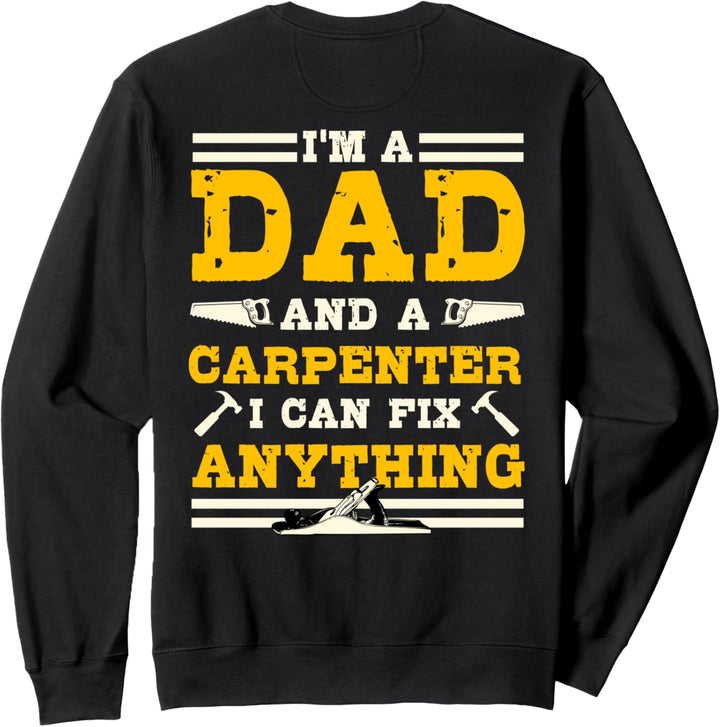 Zimmermann Geschenke Design auf der Rückseite der Kleidung Sweatshirt