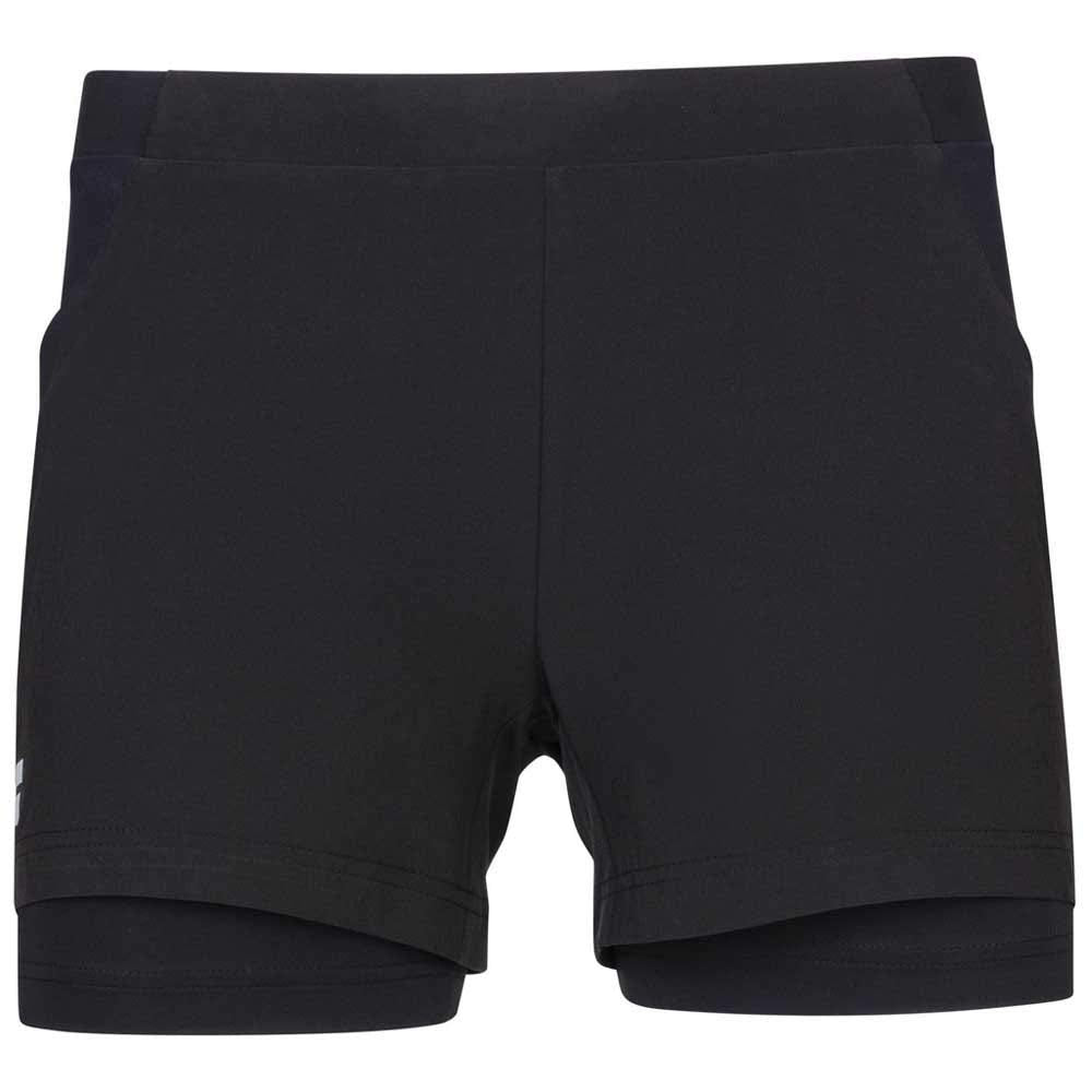 Babolat Damen Kurze Hose Exercise Short Women L Schwarz, L Schwarz