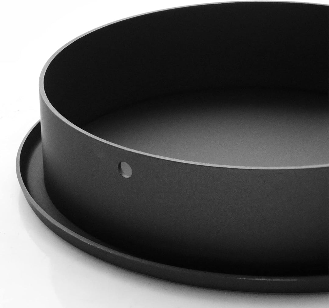 LANZZAS Ofenrohr Blindkappe - Durchmesser Ø 180 mm - Farbe: gussgrau | Rauchrohr Blinddeckel, Gussgr