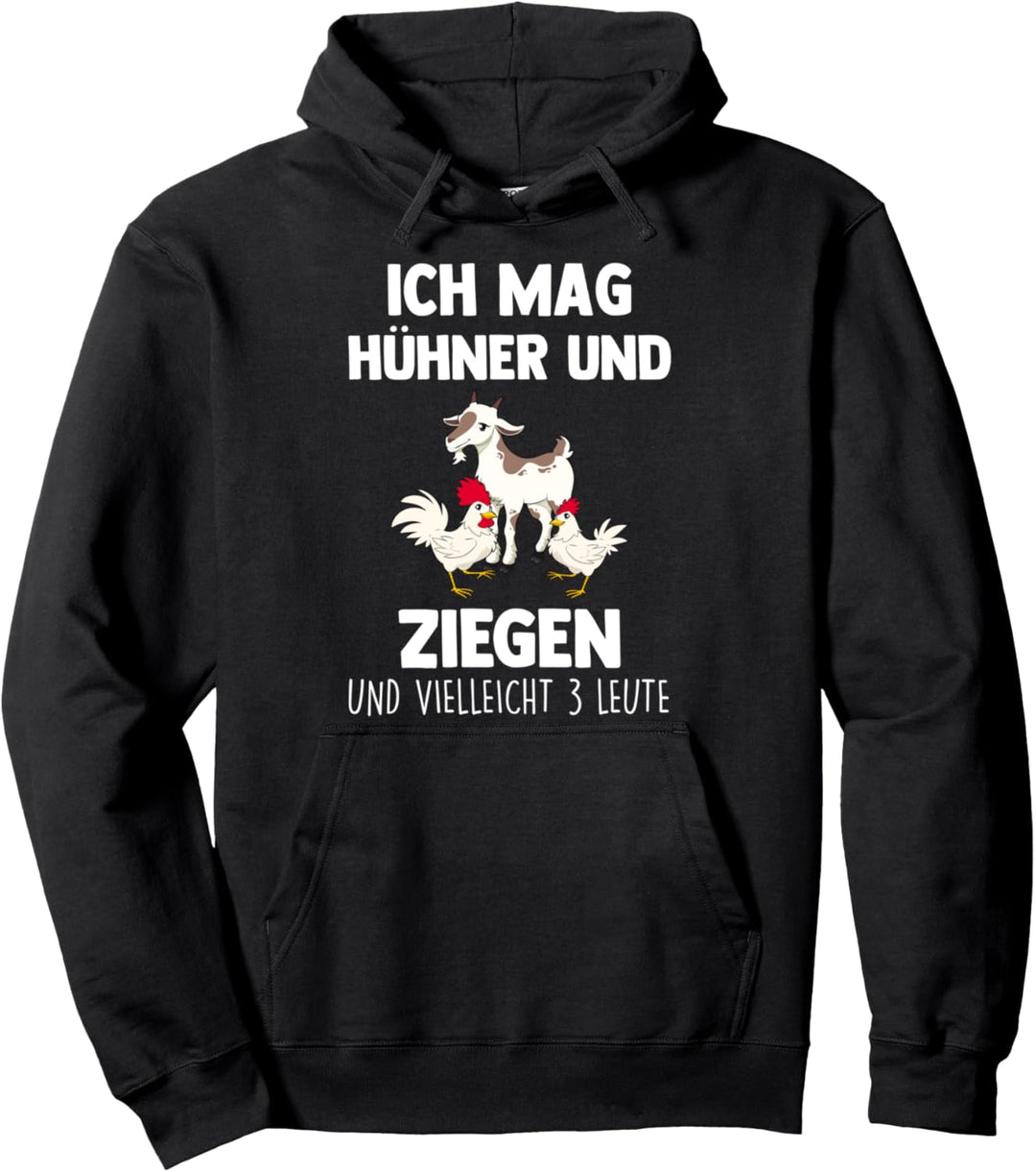 Hühner Ziegen Huhn Ziege Pullover Hoodie